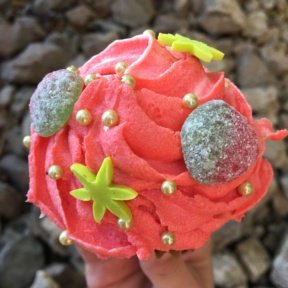 Gluten-free sea shell cupcake from Sin City Cupcakes